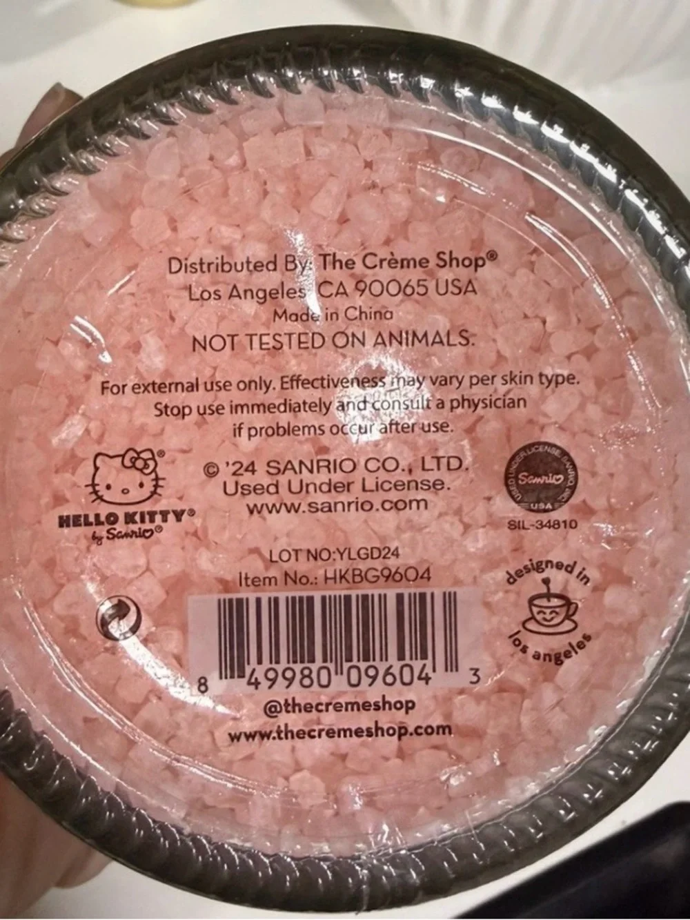 Hello Kitty scented bath